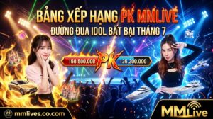 Ảnh đại diện Bảng xếp hạng PK MMLive tháng 7, vinh danh các chiến thần Idol bất bại trên đường đua PK liên server với cơn mưa quà tặng ảo và điểm cống hiến kỷ lục. Hình ảnh độc quyền từ giacomoalonzi.io.