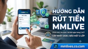 Hướng dẫn chi tiết cách rút tiền từ MMLive về tài khoản ngân hàng an toàn, bảo mật 2 lớp cập nhật năm 2026.